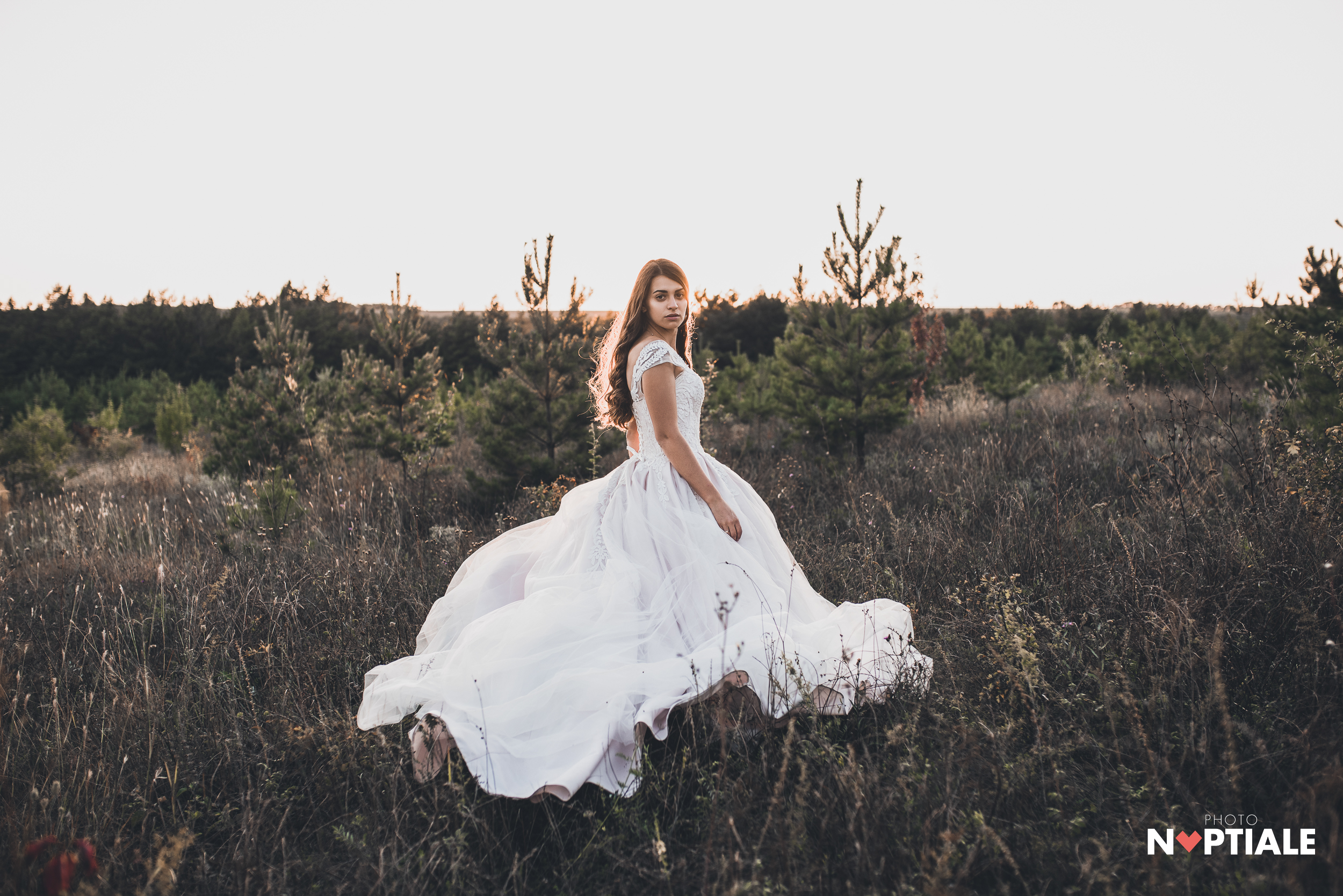 Habillage robe de mariée